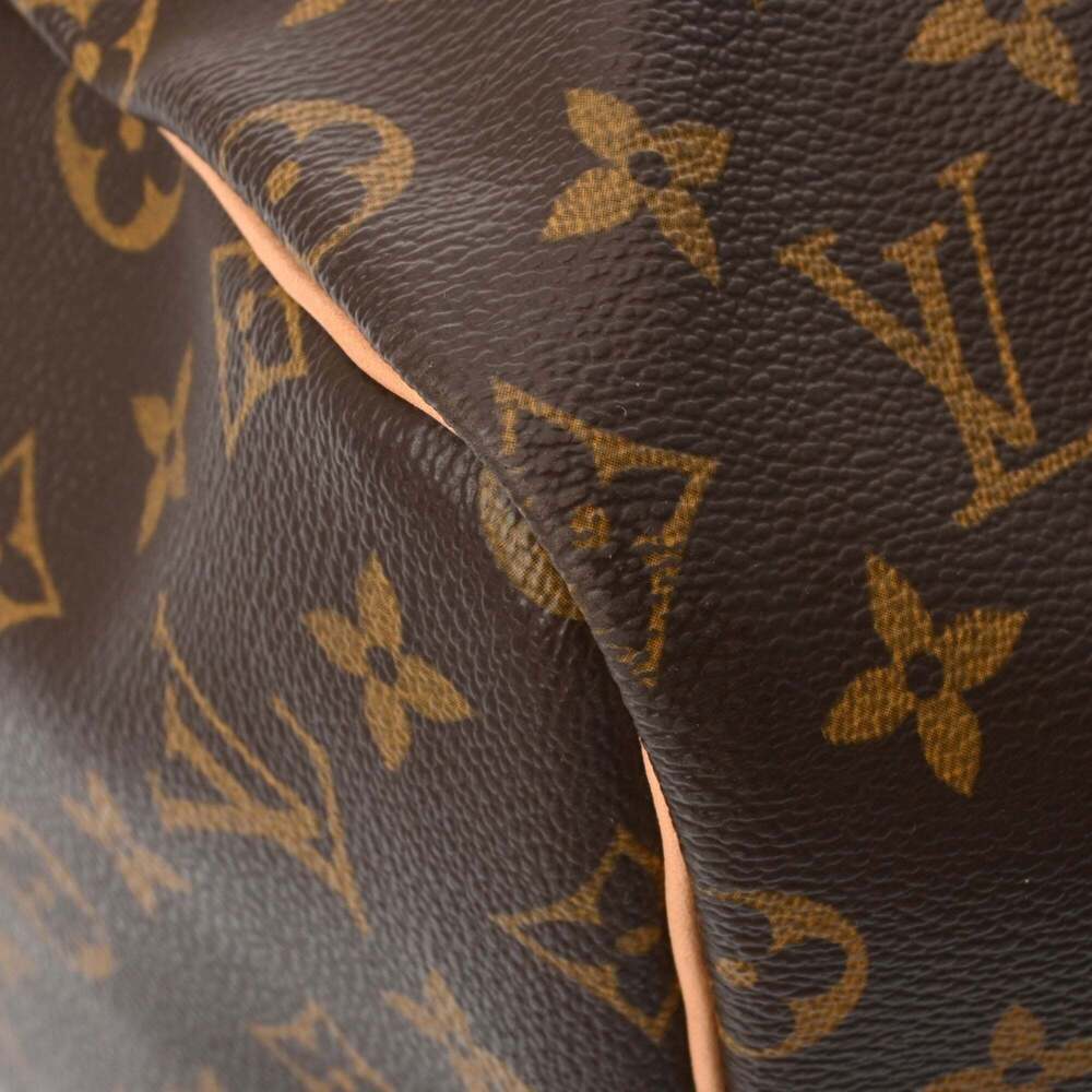 LOUIS VUITTON Brown Monogram Canvas Keepall 55 Boston Bag - Picture 8 of 11